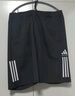 阿迪达斯短裤男夏季透气薄款宽松休闲运动梭织五分裤 黑/白 1CS-BW  L  实拍图