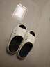 稻草人运动拖鞋男士气垫减震四季居家户外穿沙滩防滑踩屎感凉拖 白42-43 实拍图