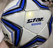 世达（star）足球2000成人标准5号职业比赛训练用球体考中考手缝耐磨SB225P 实拍图