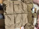 京东京造冬季运动户外羽绒服男士立领三防面包短款羽绒外套 砂金色 XXXL 实拍图