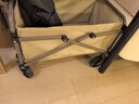 探险者（TAN XIAN ZHE）户外露营小推车折叠露营推车营地拖车野餐桌板手拉车摆摊快递车 150L 【曜石黑】-实心万向轮 实拍图