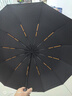暖心话全自动雨伞折叠大号男女双人晴雨两用防紫外黑胶防晒遮阳伞太阳伞 72骨升级款大伞-尊贵黑 实拍图