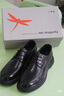 红蜻蜓男鞋秋冬男士爸爸一脚蹬软面皮商务休闲皮鞋男WTA42860 黑色44 实拍图