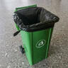 科力邦（Kelibang) 户外垃圾桶 大号加厚120L商用塑料环卫垃圾桶带盖轮工业小区物业翻盖果皮箱 绿色 单个 实拍图