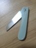 户外野餐刀不锈钢折叠水果刀便携式瓜果削皮刀去皮小刀 多用途折叠刀【随机色1把】 实拍图