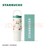 星巴克（Starbucks）双饮口不锈钢杯800ml大容量水杯咖啡杯保温保冷杯圣诞礼物 实拍图