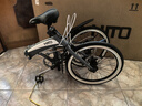 HITO 德国品牌 20寸折叠自行车超轻便携铝合金男女成人学生单车折叠车 钛色 实拍图