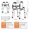 雅德助行器拐杖老人四脚助力行走器老年手推车康复训练器材走路辅助器 实拍图