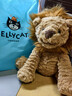 Jellycat波浪毛狮子动物毛绒玩偶公仔安抚潮玩送礼娃娃圣诞节生日礼物 波浪毛狮子 Medium 实拍图