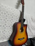 维卡斯（WEIKASI）民谣吉他初学者木吉他单板新手入门练习琴guitar吉它学生男女乐器 41英寸日落色+礼包【进阶推荐】 实拍图