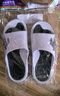 回力运动拖鞋男浴室内户外不易滑厚底凉拖鞋HL39391白黑色43-44码 实拍图