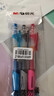 晨光（M&G）文具GP1008按动中性笔学生0.5签字笔商务子弹头考试专用水笔办公用品 1黑1蓝1红 GP1008-ZZ 实拍图