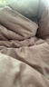 MIDO HOUSE铭都60支纯棉四件套全棉床上用品A类贡缎高端轻奢高级感床单被套200x230cm奶茶粉 实拍图