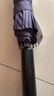 天堂 长柄加大雨伞半自动强抗风商务直杆伞晴雨伞65*16骨 紫裳色 实拍图