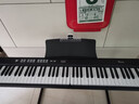 卢森（Rosen）P1电子琴成人88键儿童初学者入门折叠电钢琴乐器 P10DX星耀炫黑丨力度手感+折叠款 套餐四：标配+Z型琴架+加厚琴包 实拍图