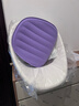 宜家（IKEA）LOBERGET洛贝里特马尔夏转椅家用靠背椅办公椅书桌椅 白色转椅+淡紫椅垫 实拍图