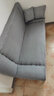 致绪沙发客厅小户型折叠沙发床两用简易沙发布艺出租房卧室双人小沙发 浅灰色【加宽加厚海绵】 1.5米双人位+俩抱枕 实拍图