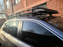 韩特免横杆锰钢汽车行李架车顶框筐行李框架车载旅行架越野SUV改装 天窗版(附件=网+雨布+绑绳) 160cm长 实拍图