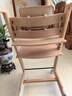 小主早安（BeBeMorning）成长椅儿童餐椅婴儿餐桌座椅宝宝家用高脚椅榉木吃饭学习-原木色 实拍图