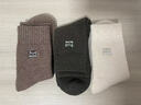 猫人3双装35%羊毛袜子男士袜子男冬季加厚保暖袜男毛圈袜睡眠袜男 实拍图