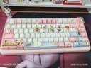 瓦尔基里（VALKYRIE）VK75 客制化机械键盘 三模2.4G/有线/蓝牙 全键热插拔 VK75-幻粉 实拍图