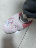 幸福玛丽（Cheerful Mario）兔子女童拖鞋冬季2024新款女宝宝儿童棉拖鞋包跟女孩室内家居棉鞋 实拍图