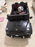 小果冻儿童电动车男女孩六轮仿奔驰大G四轮汽车可坐大人带宝宝六驱童车 黑色+四驱+皮座+硬轮+12V7A电瓶+大礼包 实拍图