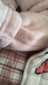 童泰婴儿连体衣秋冬季纯棉保暖新生儿衣服宝宝蝴蝶哈衣爬服粉色66cm 实拍图