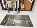 悍高（HIGOLD） 厨房水槽304不锈钢手工压纹大单槽家用台下洗菜盆家用洗碗槽水池 75×43抽拉龙头 实拍图