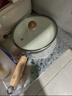 COOKSS辅食锅婴儿陶瓷不粘锅平底锅煎煮一体多功能专用宝宝小煎锅带盖子 实拍图