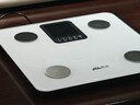 香山 体脂秤精准体重秤 大屏显示 电子秤人体家用秤体脂称 22项身体数据监测 净月白【充电款】 实拍图
