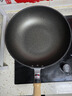 HOKURIKUALUMI日本制造原装进口炒锅北陆不粘锅无油烟平底炒菜锅燃气电磁炉通用 Deluxe尊享系列炒锅 30cm 实拍图