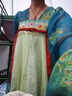 重回汉唐春辰锦原创唐制复原齐胸襦裙套装披帛汉服女装 上蓝下绿齐胸套装/预售 30天 M 160 实拍图