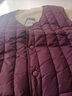 秋冬季保暖羽绒棉马甲女修身内胆坎肩加绒加厚背心大码妈妈装 紫红色（加绒加厚款） 4XL 130斤-150斤 实拍图