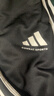 阿迪达斯 （adidas）长裤男女秋季宽松透气直筒裤跑步运动防风休闲裤 黑白 XL 实拍图
