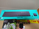 罗技（Logitech）MK235 键鼠套装 无线键鼠套装 办公键鼠套装  防泼溅防指纹 全尺寸 带无线2.4G接收器 黑 实拍图