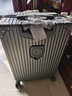 梵地亚行李箱多功能箱包拉杆箱学生大容量旅行密码箱皮箱杯架灰色24英寸 实拍图