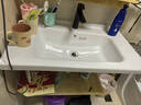 波彼（BOBI）台盆陶瓷一体盆洗手盆单盆阳台浴室柜卫生间半嵌入洗脸面盆池定制 【70*48CM】盆+弹跳下水+防臭管 实拍图