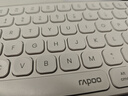 雷柏（Rapoo）E9000G升级款 78键无线/蓝牙多模键盘 刀锋超薄紧凑便携无线键盘 电脑笔记本商务办公键盘 白色 实拍图