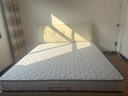 顾家家居（KUKA）奶油风猫爪皮床双人床卧室双层靠包DS9116B米白1.8米+整网弹簧垫 实拍图