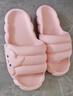 IQGD 拖鞋女踩屎感凉拖室外居家时尚加厚软底 冰淇淋-粉色 40-41  实拍图