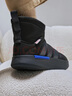 adidas ADIPUFF面包鞋保暖防滑耐磨柔软中帮棉鞋阿迪达斯轻运动   黑色/碳黑/皇家蓝   40.5 实拍图