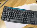 罗技（Logitech）MK275 键鼠套装 无线键鼠套装 办公键鼠套装 全尺寸 商务键鼠套装 带无线2.4G接收器 黑蓝色 实拍图