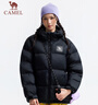 骆驼（CAMEL）【拒水羽绒】户外羽绒服冬新款中长款男女加厚外套羽绒服 实拍图