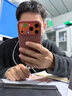 华强北适用于iphone17promax手机壳Air布纹17pro磁吸magsafe防摔 布纹【褐色】顶配磁吸兼容挂绳孔 iPhone17promax 实拍图