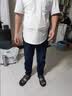 粤小白秋季新款天丝莱赛尔牛仔裤男士高端复古蓝宽松直筒亚麻休闲裤子男 实拍图