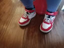 特步（XTEP）儿童童鞋校园高帮时尚革面潮流学生板鞋 状元红/特步白 37 实拍图