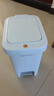 佳帮手脚踏垃圾桶10.4L家用脚踩+手按双开盖厨房卫生间厕所客厅卧室带盖 实拍图