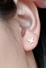 APM Monaco蝴蝶银耳钉女首饰耳钉简约气质时尚礼物送女友 实拍图