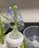 布朗博士防胀气奶瓶新生儿专用(0-3月玻璃150ml+3-6月PPSU270ml)萌兔长鹿 实拍图